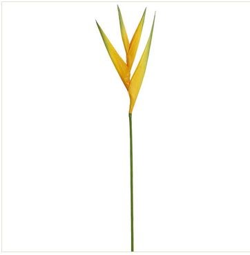 33" Faux Yellow Artificial Heliconia Spray