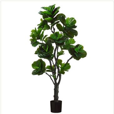 72" Green Artificial Fiddle Leaf Tree