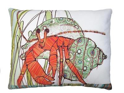 18" x 23" Hermit Crab Pillow