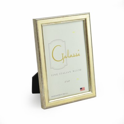 4" x 6" Cream and Silver Galassi Photo Frame