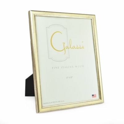 8" x 10" Cream and Silver Galassi Photo Frame