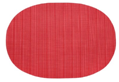 13" x 19" Oval Red Linnea Placemat