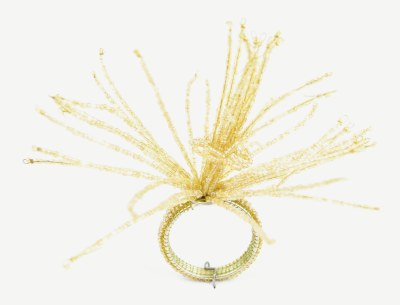 3" Gold Bead Burst Napkin Ring