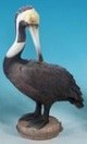18" Brown Pelican Preening Figurine