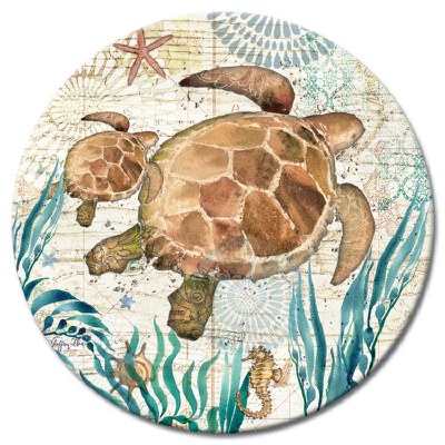 12" Round Monterey Bay Lazy Susan