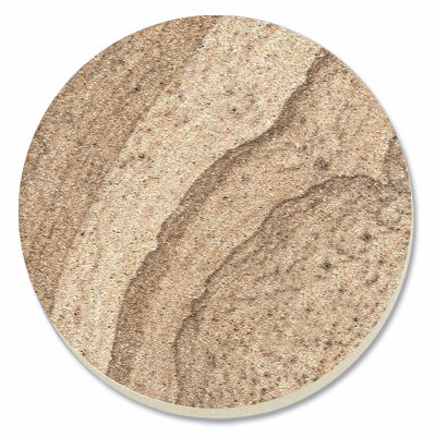 Set of 4 4" Round Faux Sandstone Coasters