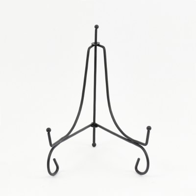 7" Black Wire Folding Scrollwork Easel