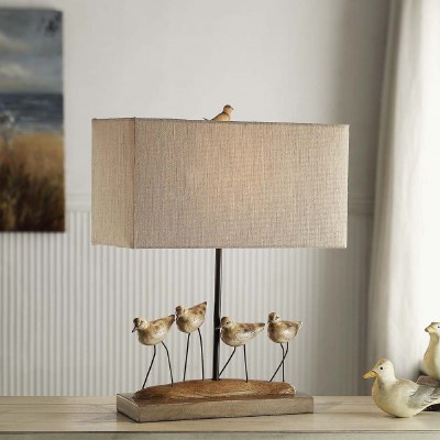 23" Four Sandpipers Table Lamp