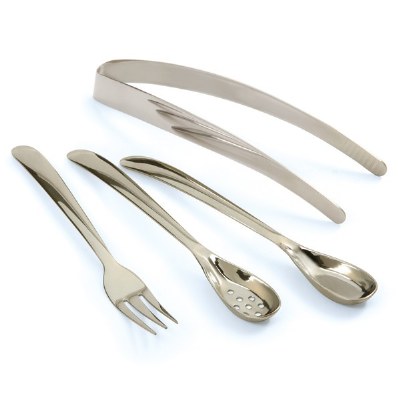 4 Piece Stainless Steel Hors D'oeuvre Serving Utensil Set