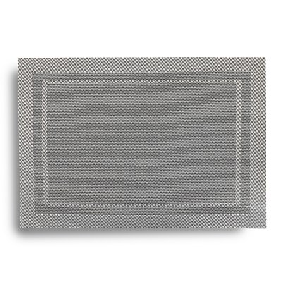 13" x 19" Woven Silver Lustre Outdoor Placemat