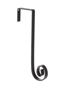 8" Black Metal Door Hanger