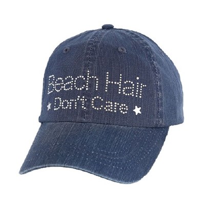 Denim Beach Hair Don't Care Cap