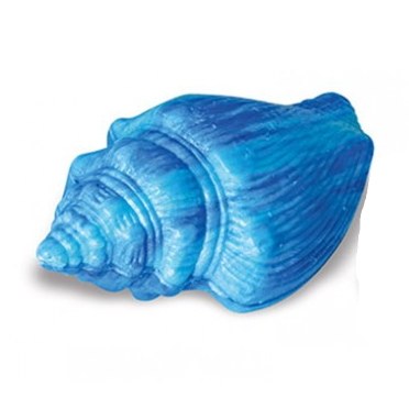 3" Blue and Turquoise Conch Shell Soap
