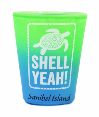 1.5 oz Sanibel Island Shell Yeah Shot Glass