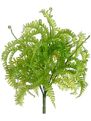 10" Green Artificial Soft Mini Fern Bush
