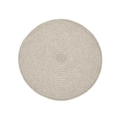 15" Round Natural Urban Woven Placemat