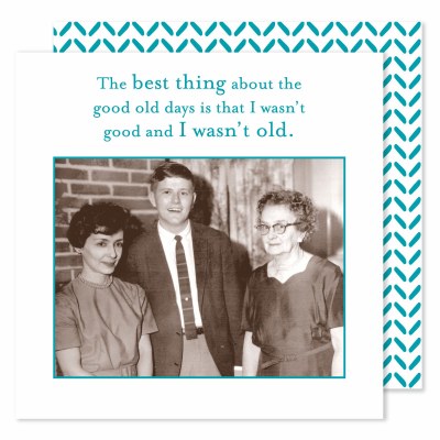 5" Square The Good Old Days Beverage Napkins