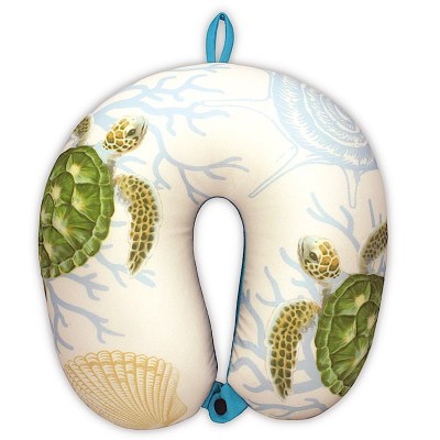 11" Sea Turtle Journey Neck Supporting Travel Pillow
