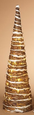 24" Medium LED Gold Vine Tree