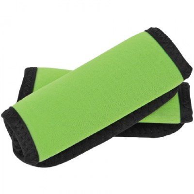 8" Set of 2 Neon Green Neoprene Handle Wraps