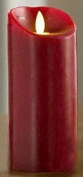 3" x 7" RED LED Mirage Pillar Candle