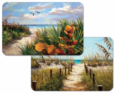 11" x 17" Path to Ocean Reversible Microban Placemat