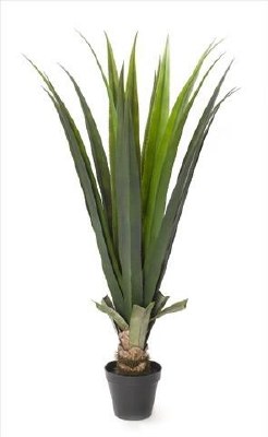 43" Green Faux Aloe Plant Potted