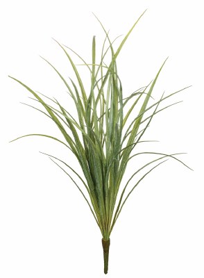 37" Faux Green Wild Grass Bush