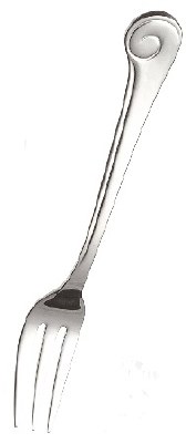 5" Sanibel Stainless Steel Cocktail Fork