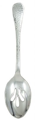 8" Lafayette Stainless Steel Slotted Serving Spoon
