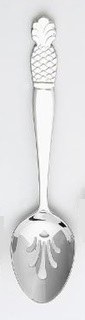 10" Pineapple Stainless Steel Slotted Serving Spoon