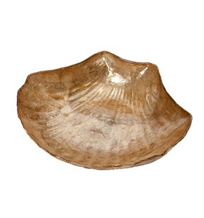 5" Gold Capiz Scallop Dish