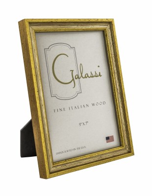 5" x 7" Distressed Silver and Gold Finish Picture Frame