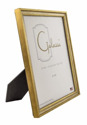 8" x 10" Distressed Silver and Gold Finish Picture Frame