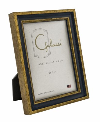 3" x 5" Primary Blue and Gold Picture Frame