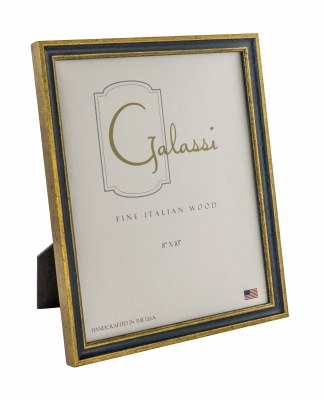 8" x 10" Primary Blue and Gold Picture Frame