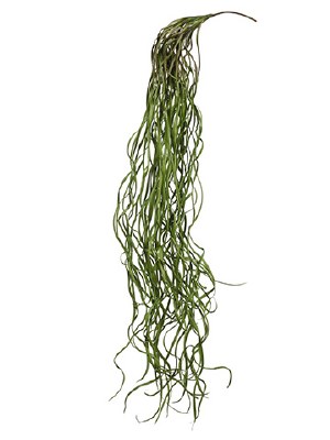 50" Faux Green Seagrass Hanging Bush