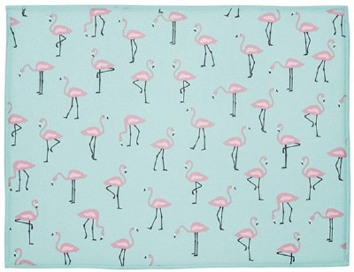 15" x 20" Flamingo Microfibre Drying Mat