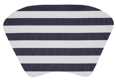 11" x 18" Navy Cabana Stripe Wedge Placemat