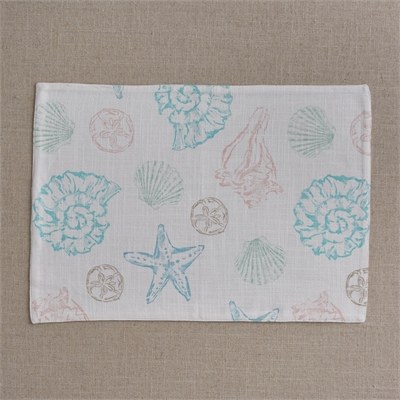 13" x 19" Multicolored Beachcomber Shell Placemat