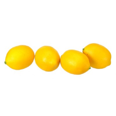 Bag of Four Artificial Lemons