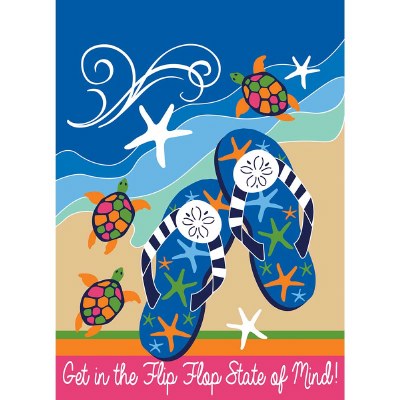 18" x 13' Mini Flip Flop State of Mind Flag