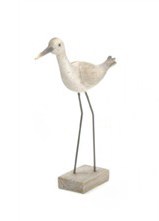 12" Beige Bird with Tail Up