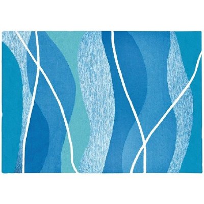 1 ft. 10 in. x 2 ft. 10 in. Blue and Green Tranquility Rug