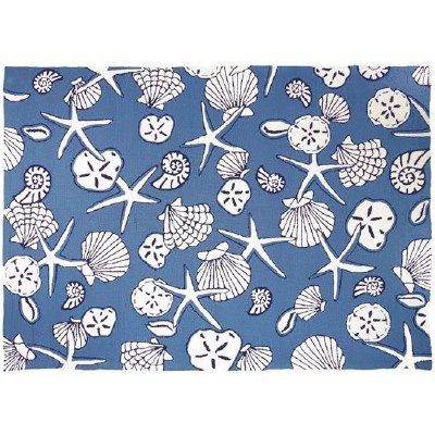 3 ft. x 5 ft. Blue Serenity At Sea Rug