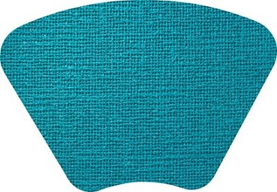 13" x 19" Teal Wedge Fishnet Placemat