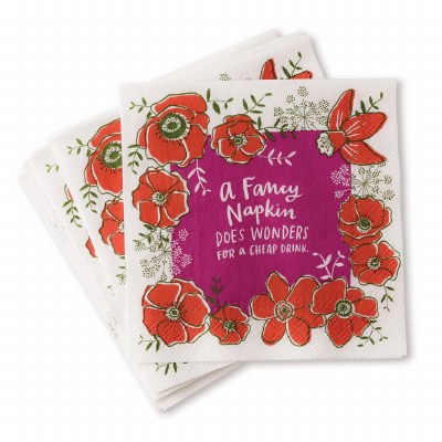 5" Square A Fancy Napkin Beverage Napkins