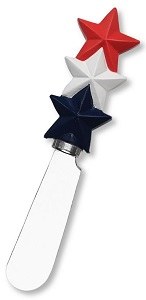 5" Red, White and Blue Stars Spreader