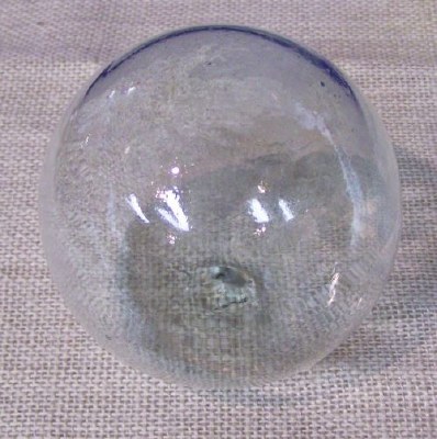 4" Round Clear Glass Orb