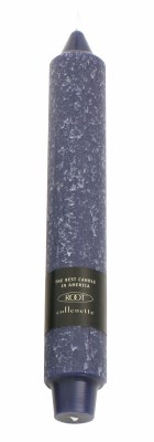 9" Timberline Collenette Abyss Blue Taper Candle